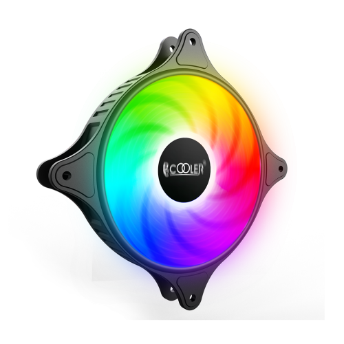 Ventilator PCCooler "FX120", 120mm, 1000 - 2000 RPM, hydraulic bearing, 52.79 cfm, LED ARGB, 4pin PWM, negru, "FX 120 ARGB BK"