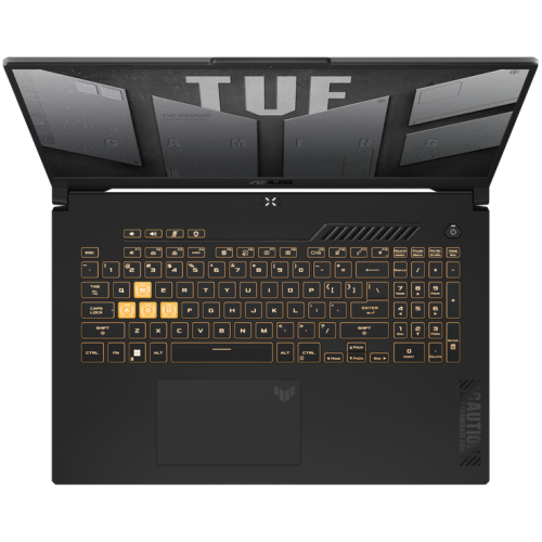 Gaming 17.3 TUF F17 FX707VJ, FHD 144Hz, Procesor Intel® CoreTM 5 210H (12M Cache, up to 4.80 GHz), 16GB DDR4, 512GB SSD, GeForce RTX 3050 6GB, No OS, Mecha Gray 