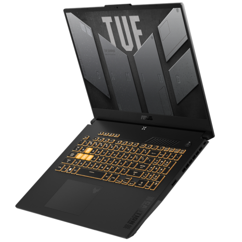 Gaming 17.3 TUF F17 FX707VJ, FHD 144Hz, Procesor Intel® CoreTM 5 210H (12M Cache, up to 4.80 GHz), 16GB DDR4, 512GB SSD, GeForce RTX 3050 6GB, No OS, Mecha Gray 