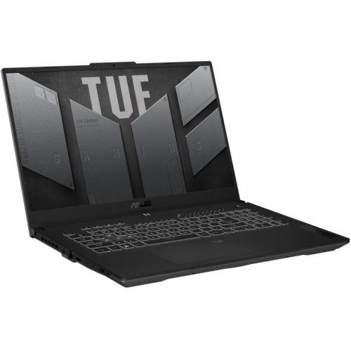 Gaming 17.3 TUF F17 FX707VJ, FHD 144Hz, Procesor Intel® CoreTM 5 210H (12M Cache, up to 4.80 GHz), 16GB DDR4, 512GB SSD, GeForce RTX 3050 6GB, No OS, Mecha Gray 