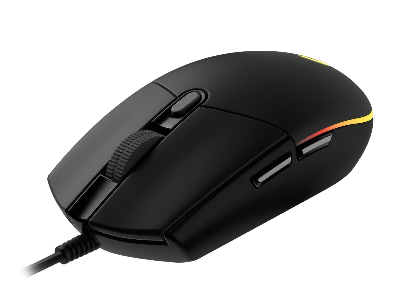 MOUSE LOGITECH, "G102 LIGHTSYNC", gaming, cu fir, USB, optic, 8000 dpi, butoane/scroll 6/1, iluminare, butoane programabile, negru, "910-005823"