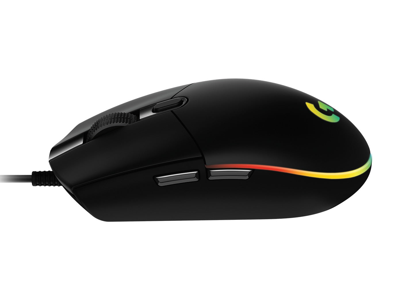 MOUSE LOGITECH, "G102 LIGHTSYNC", gaming, cu fir, USB, optic, 8000 dpi, butoane/scroll 6/1, iluminare, butoane programabile, negru, "910-005823"