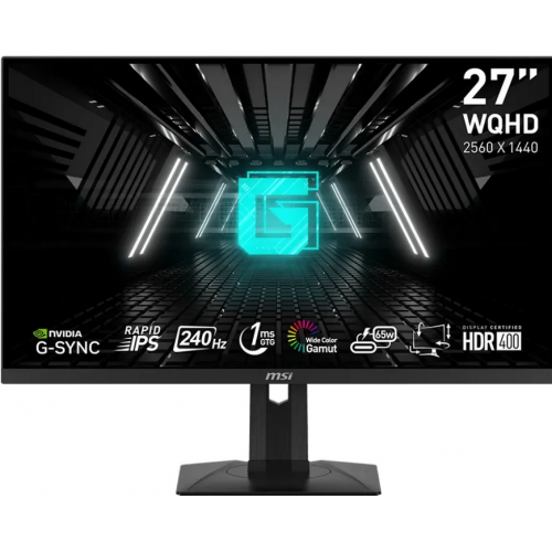 MSI G274QPX 27inch Rapid IPS WQHD 240Hz 1ms 2xHDMI DP USB Type-C PD65W 