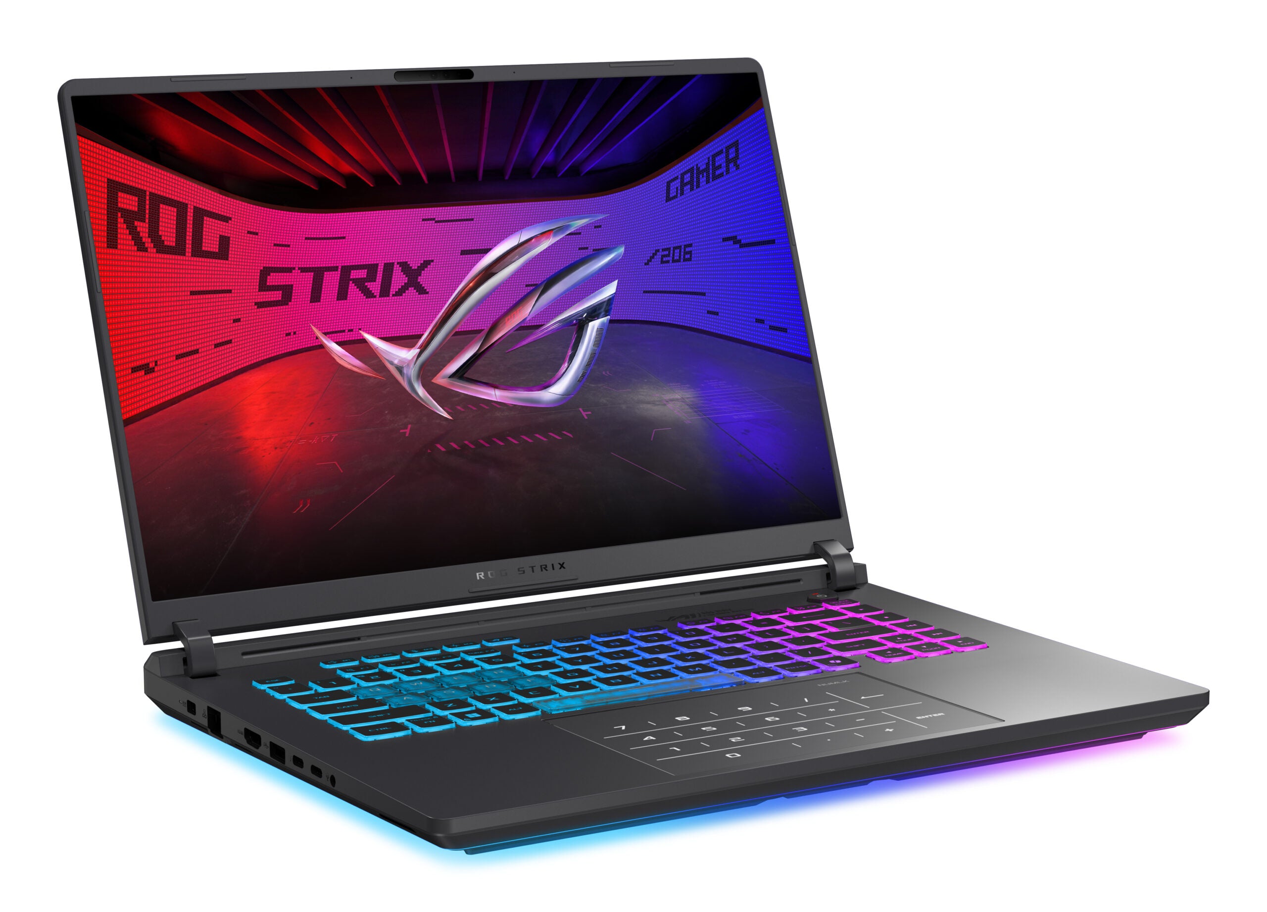 Gaming 16 ROG Strix G16 G615JHR, FHD+ 165Hz, Procesor Intelxxxx CoreTM i7 14650HX (30M Cache, up to 5.20 GHz), 32GB DDR5, 512GB SSD, GeForce RTX 5050 8GB, No OS, Eclipse Gray "G615JHR-RV081" ((timbru verde 3.5 lei)