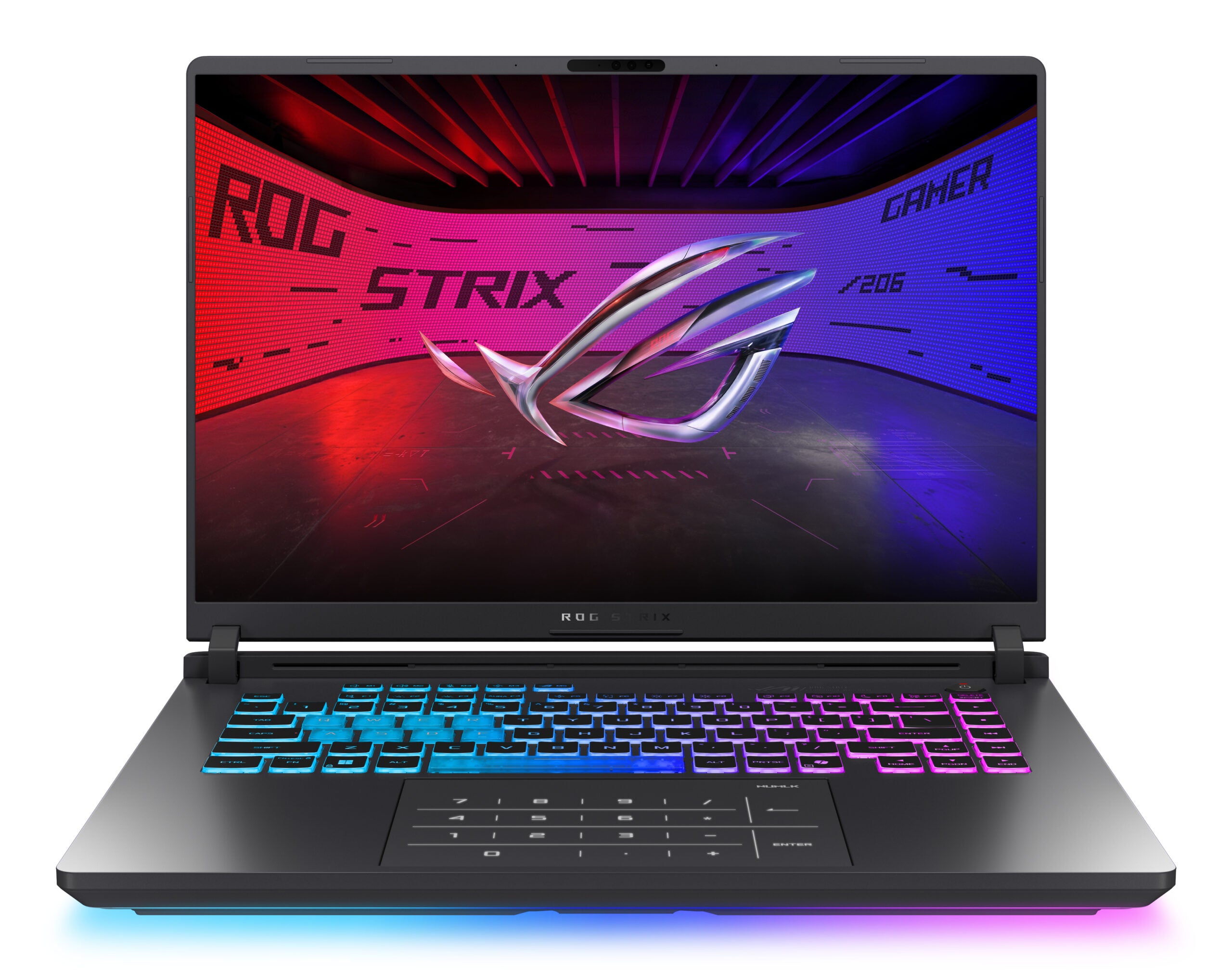 Gaming 16 ROG Strix G16 G615JHR, FHD+ 165Hz, Procesor Intelxxxx CoreTM i7 14650HX (30M Cache, up to 5.20 GHz), 32GB DDR5, 512GB SSD, GeForce RTX 5050 8GB, No OS, Eclipse Gray "G615JHR-RV081" ((timbru verde 3.5 lei)