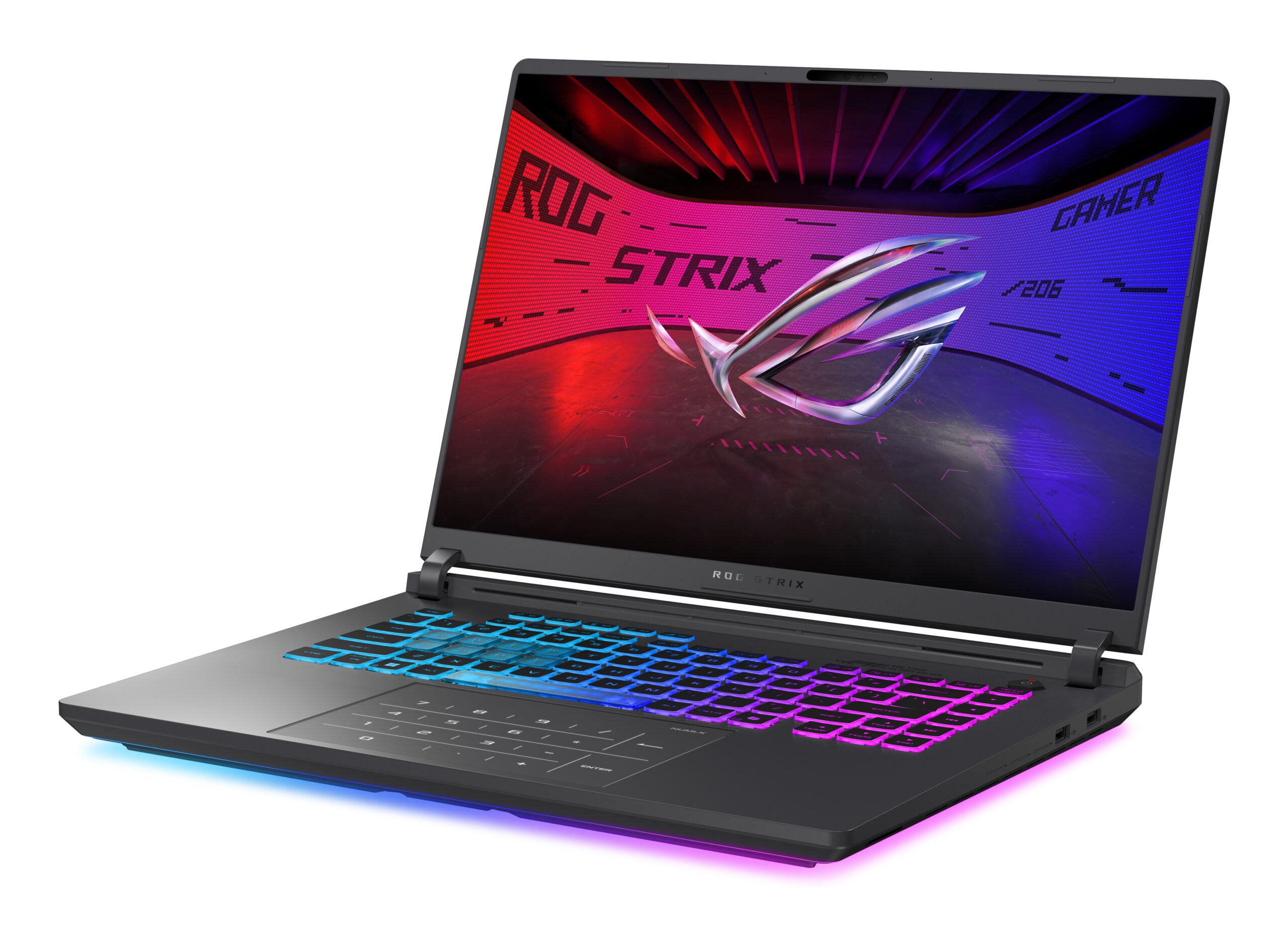 Gaming 16 ROG Strix G16 G615JHR, FHD+ 165Hz, Procesor Intelxxxx CoreTM i7 14650HX (30M Cache, up to 5.20 GHz), 32GB DDR5, 512GB SSD, GeForce RTX 5050 8GB, No OS, Eclipse Gray "G615JHR-RV081" ((timbru verde 3.5 lei)
