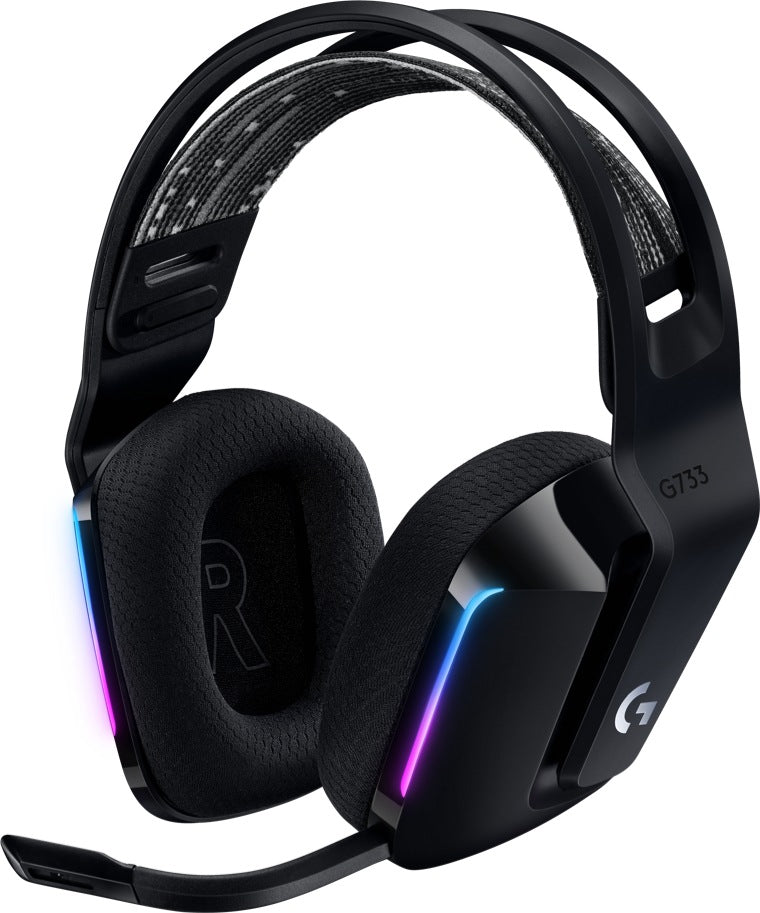 CASTI LOGITECH, "GT33", wireless, gaming, utilizare multimedia, microfon pe brat, conectare prin USB 2.0, negru, "981-000864", (timbru verde 0.8 lei)