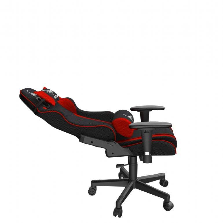 SCAUN GAMING Gembird, ergonomic, reglabil inaltime, rotatie 360 gr, black & red sport, brate ajustabile, greutate max. 136kg