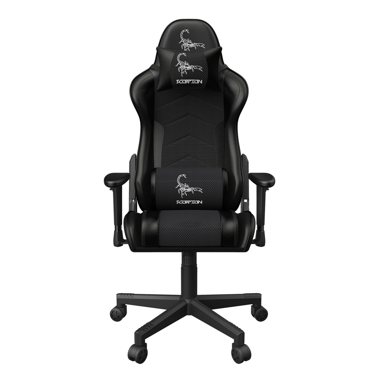 SCAUN GAMING Gembird, ergonomic, reglabil inaltime, rotatie 360 gr, black, brate ajustabile, greutate max. 136kg, perna tetiera, perna lombara, dimensiuni 52*80*125~133.5cm 
