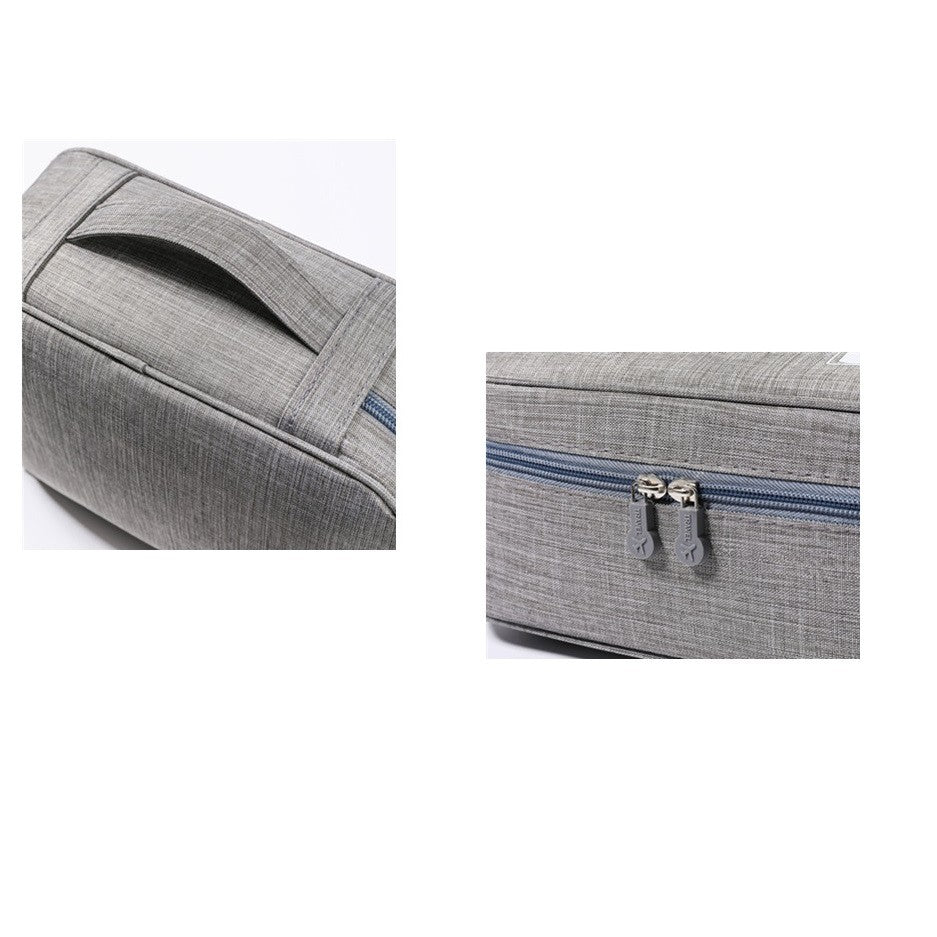 Geanta Organizatoare Pentru Cabluri si Accesorii, Portabila, Impermeabila, 24,5 x 18 x10cm, Gri