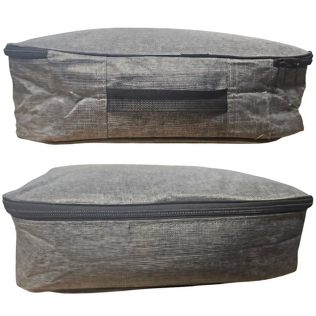 Geanta pentru Depozitare Acte si Documente, 1 Compartiment mare cu Curele Interioare, Impermeabila, 37 x 10.5 x 27 cm, Gri