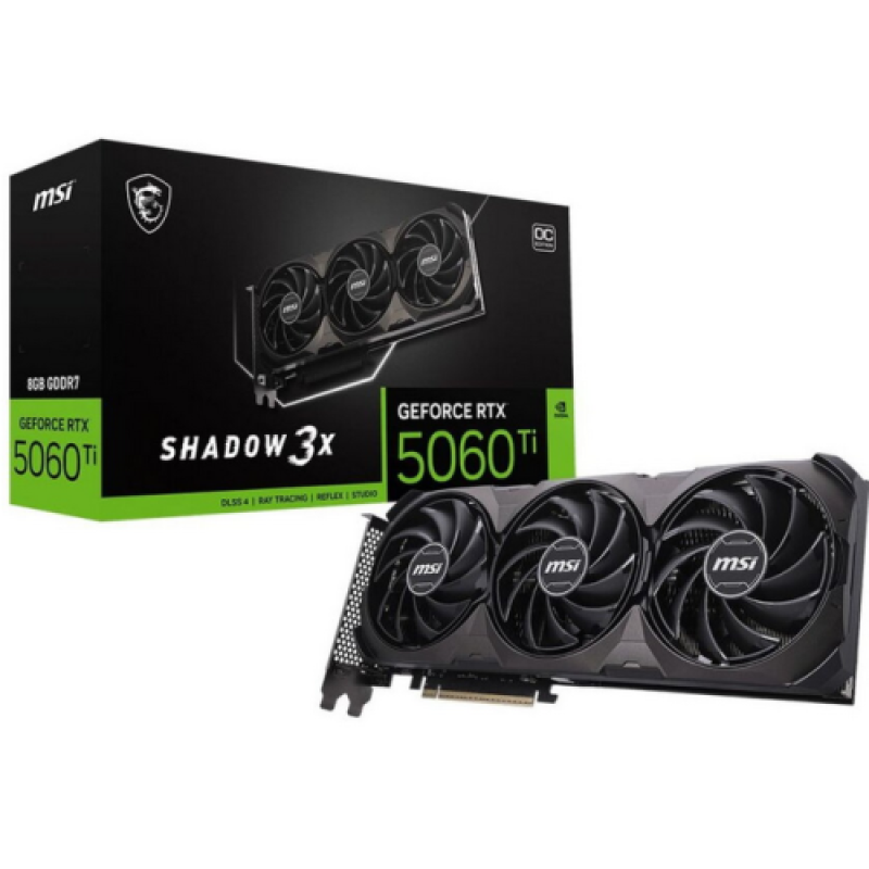 MSI GEFORCE RTX 5060TI 8G SHADOW 3X OC 