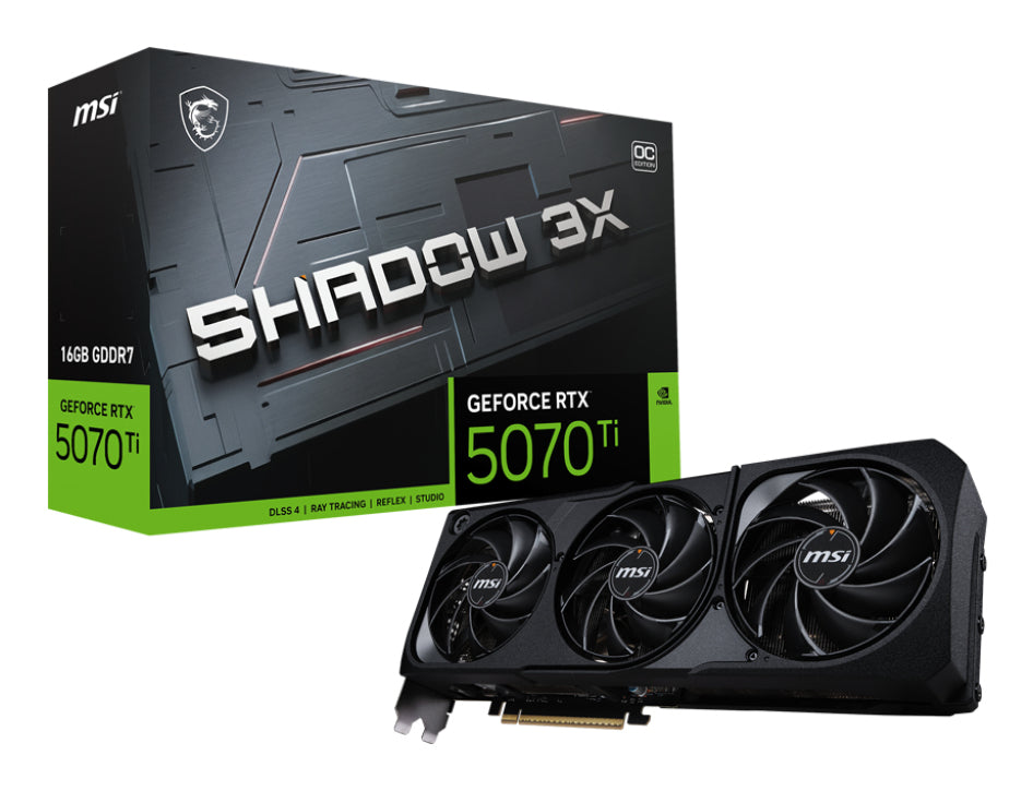MSI GeForce RTX 5070 Ti 16G SHADOW 3X OC "GeForce RTX 5070 Ti 16G SHADOW 3X OC"