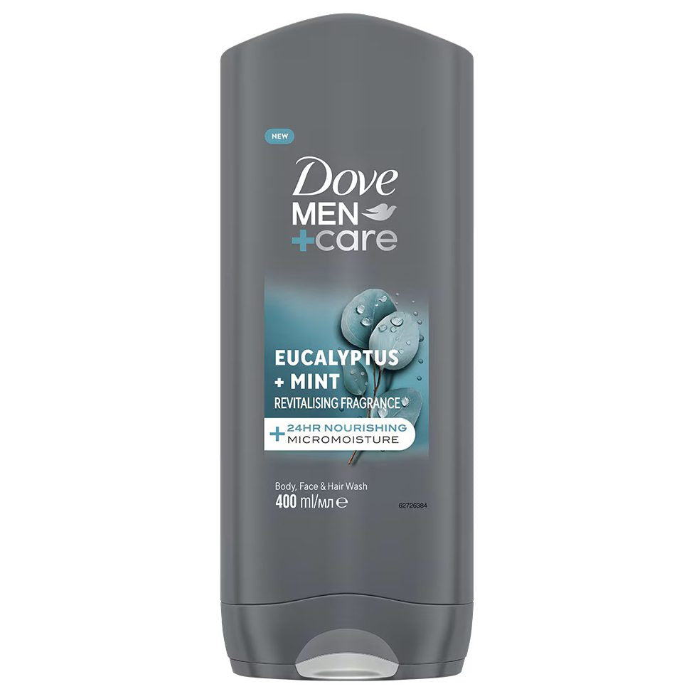 Gel de Dus, Dove, 400 ml Men Eucalyptus Mint