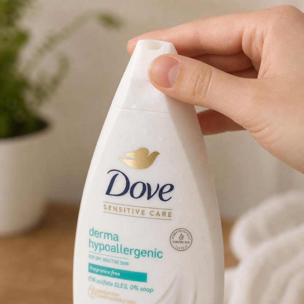 Gel de Dus, Dove, 450 ml, Derma Hypoallergenic