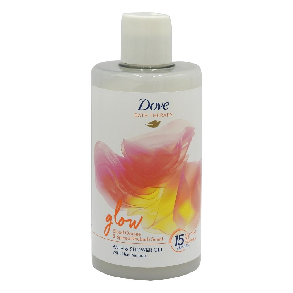 Gel de Dus, Dove, Therapy 400 ml Glow Orange