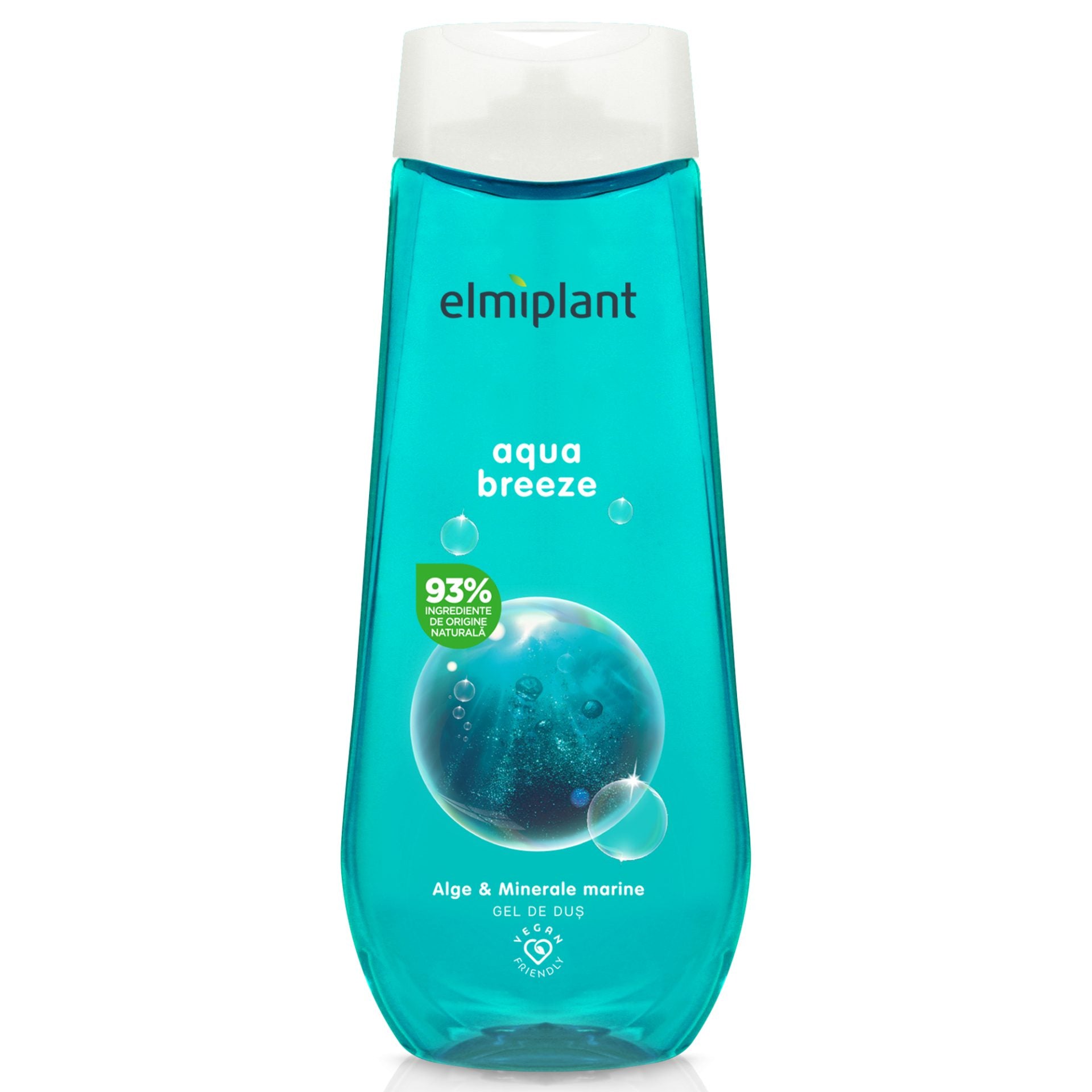 Gel de Dus, Elmiplant, Aqua Breeze cu Alge si Minerale Marine, 400 ml