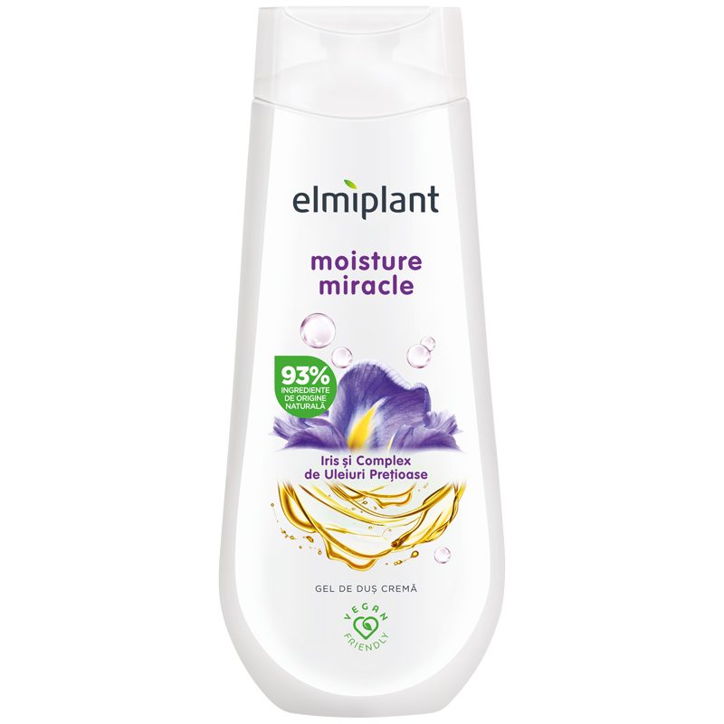 Gel de Dus, Elmiplant, Crema 400 ml Iris Uleiuri Pretioase
