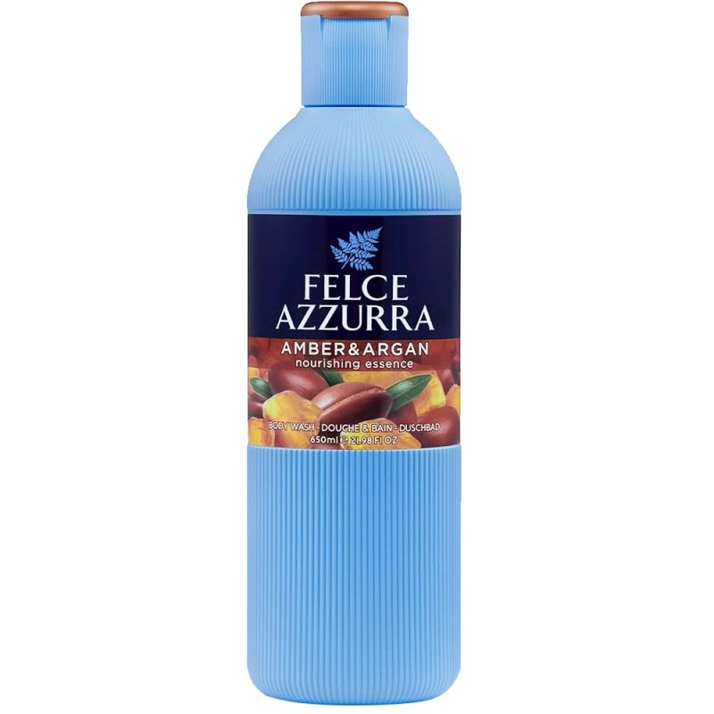 Gel de Dus, Felce Azzurra, 650 ml Amber Argan