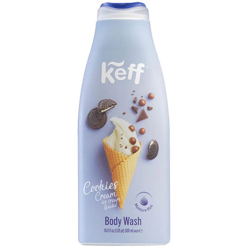 Gel de Dus, Keff, 500 ml Cookies Cream Ice Cream