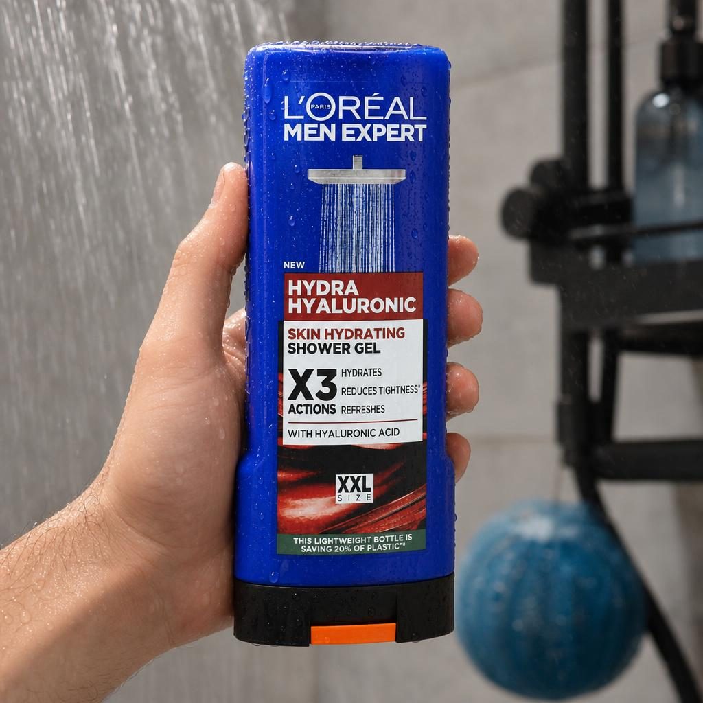 Gel de Dus, Loreal Men Expert, 400 ml Hidra Hyaluronic Power