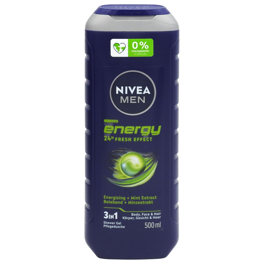 Gel de Dus, Nivea, 500 ml Men Energy