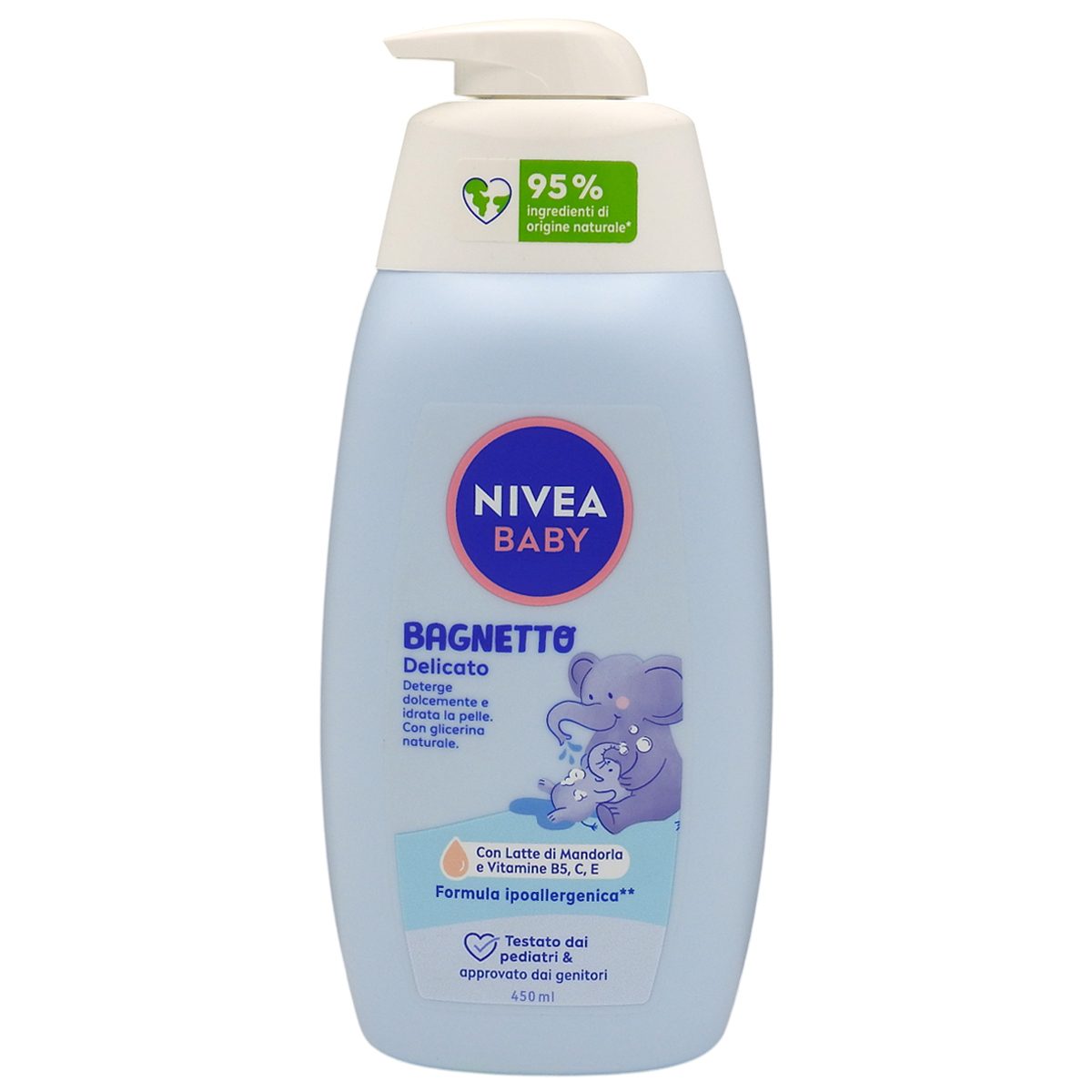 Gel de Dus, Nivea Baby, 450 ml Delicato