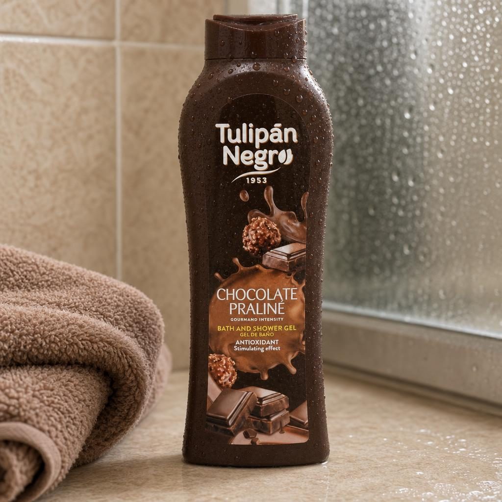Gel de Dus, Tulipan Negro, 650 ml Ciocolata