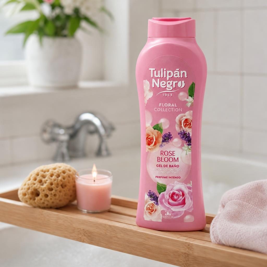 Gel de Dus, Tulipan Negro, 650 ml Floral Rose Bloom