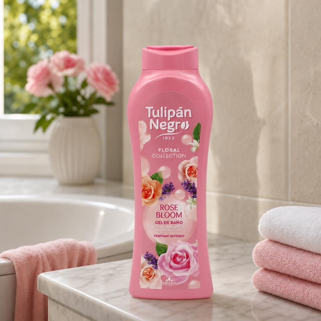 Gel de Dus, Tulipan Negro, 650 ml Floral Rose Bloom