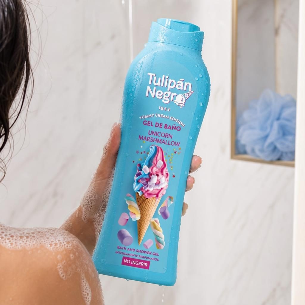Gel de Dus, Tulipan Negro, 650 ml Unicorn Marshmallow