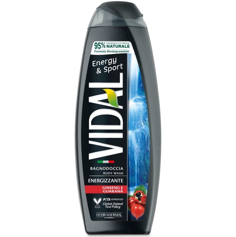 Gel de Dus, Vidal, 500 ml Ginseng Guarana