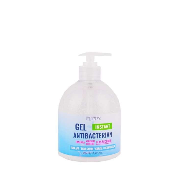 Gel dezinfectant pentru maini cu 70 % alcool cu efect antibacterian si virucid, 500 ml