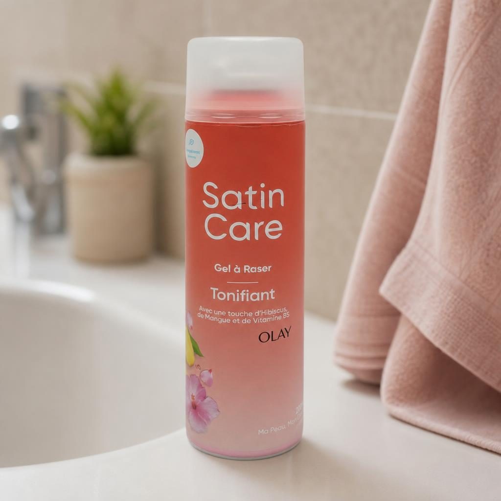 Gel, Gillette, Ras 200 ml Satin Care Toning