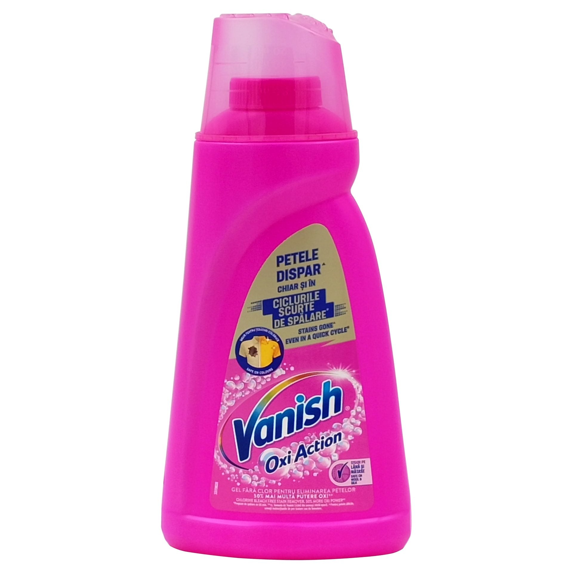 Gel, Vanish, Solutie Pete 1 L Oxi Action Pink