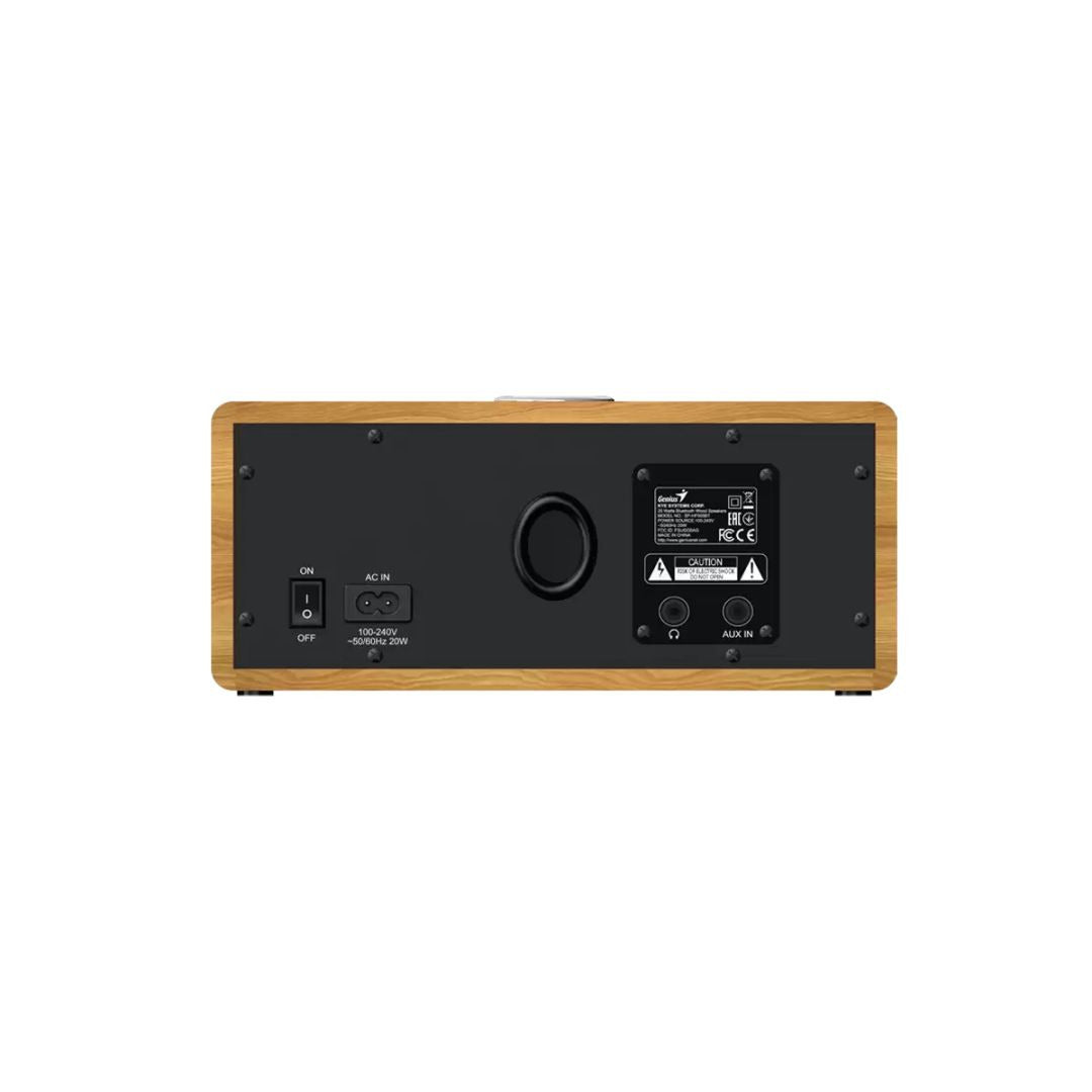 BOXA cu fir Genius "SP-HF505BT" 20W RMS, Bluetooth 5.3, AUX in, Jack 3.5mm, pine wood, "31730056401" - 4710268262664