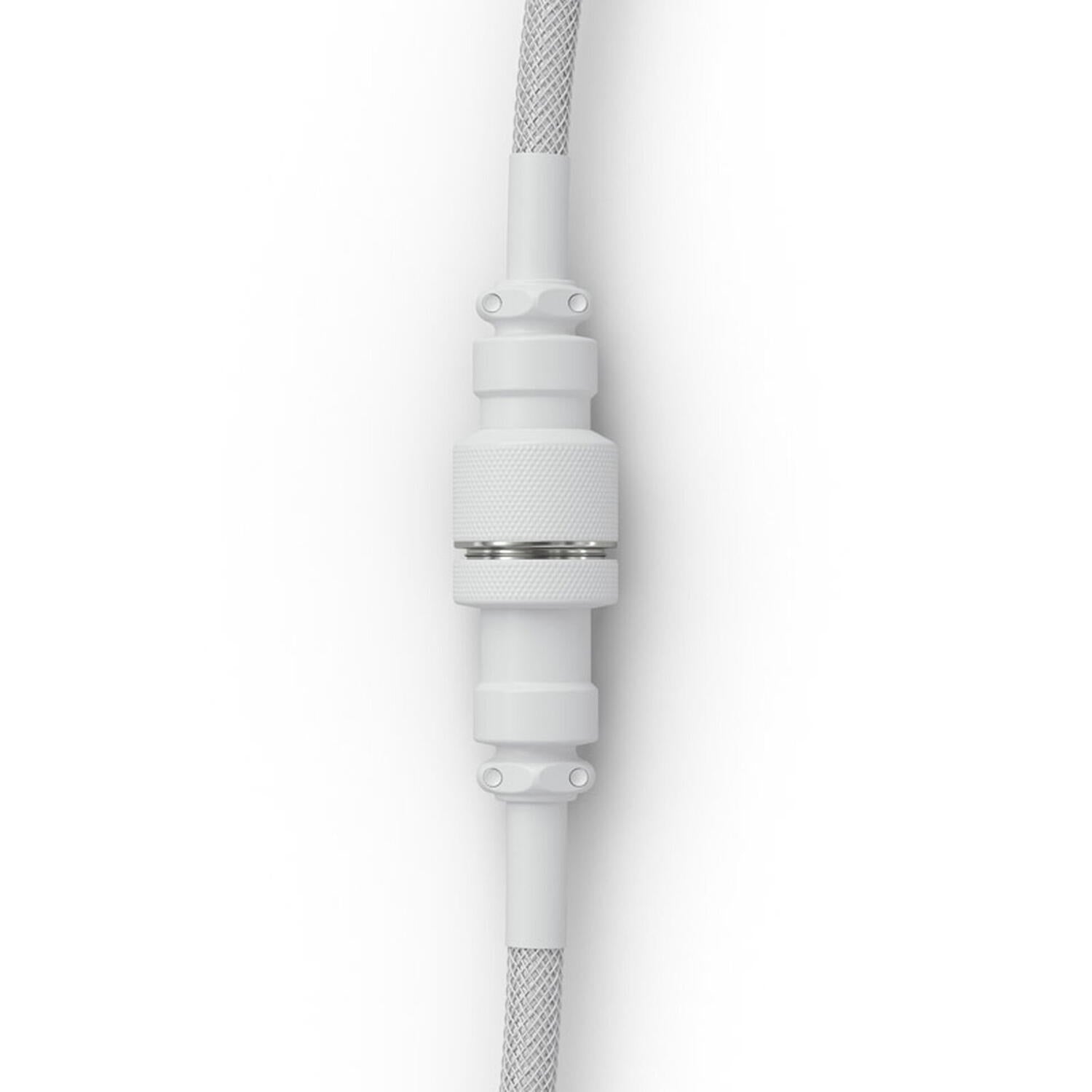 Glorious cablu tastatura Coiled Ghost, USB-C - USB-A, 1.37m, Alb "GLO-CBL-COIL-WHITE"