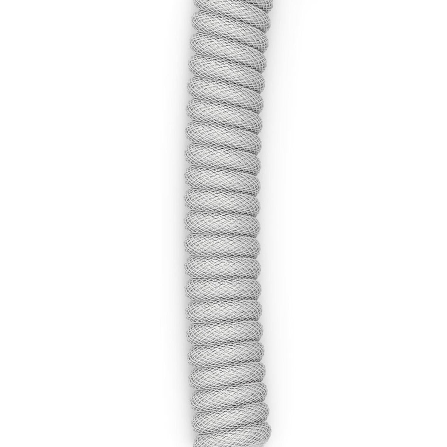 Glorious cablu tastatura Coiled Ghost, USB-C - USB-A, 1.37m, Alb "GLO-CBL-COIL-WHITE"