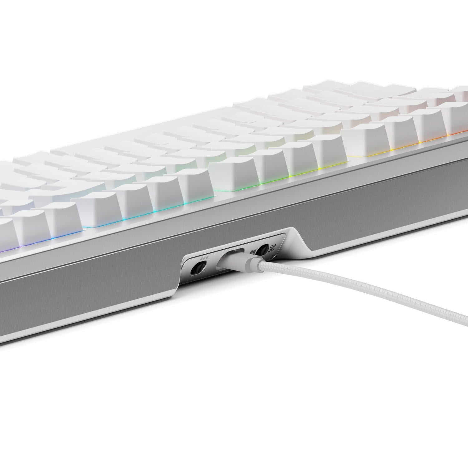 Glorious Tastatura mecanica GMMK 3 PRO 100% Prebuilt, USB-C, Fox Switches, US layout, 104 taste, Gri "GLO-KB-GMMK3-PRO-100-PB-FOX-W-SIL-US"