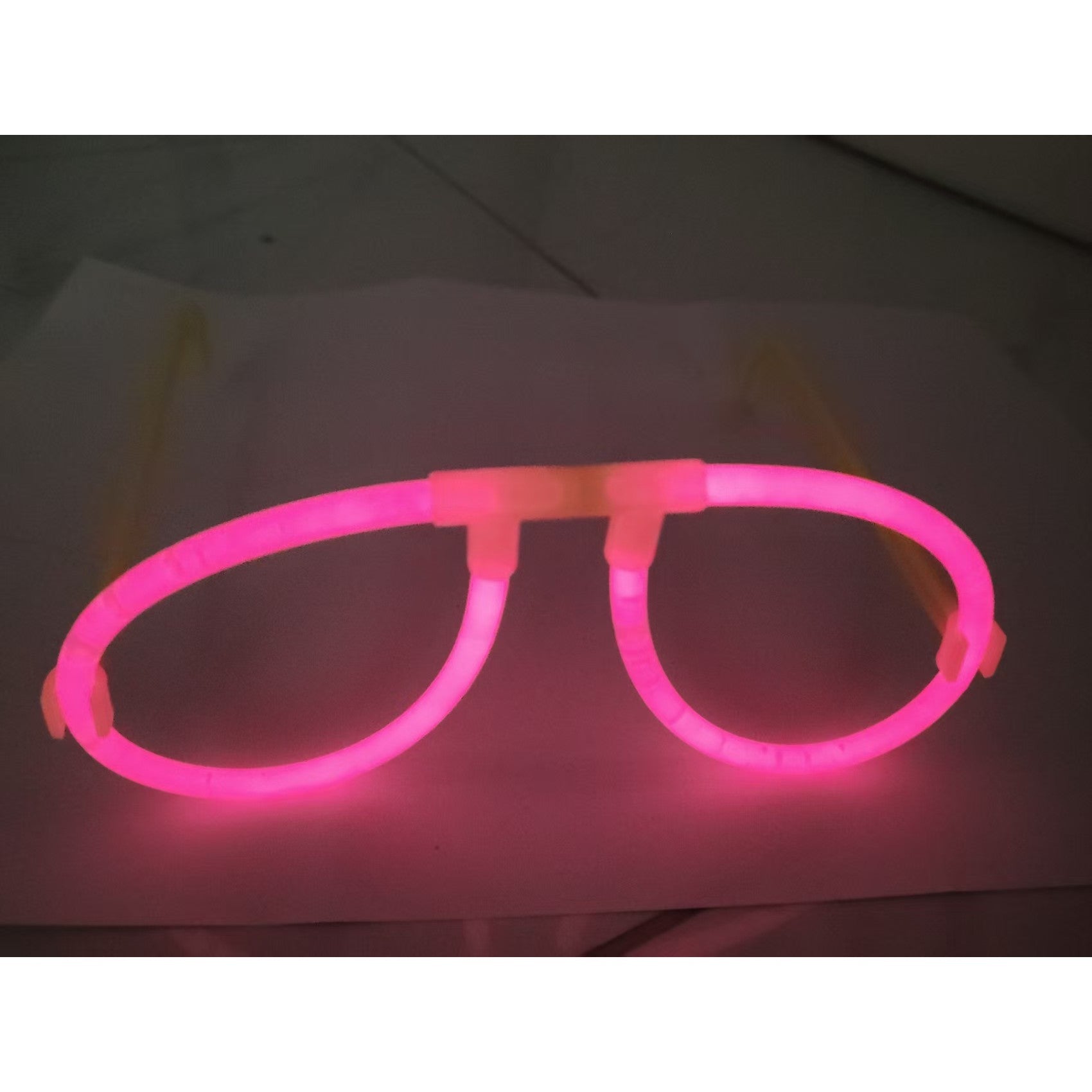 Ochelari Decorativi, din Plastic, Fluorescenti, Accesoriu Petrecere, Roz