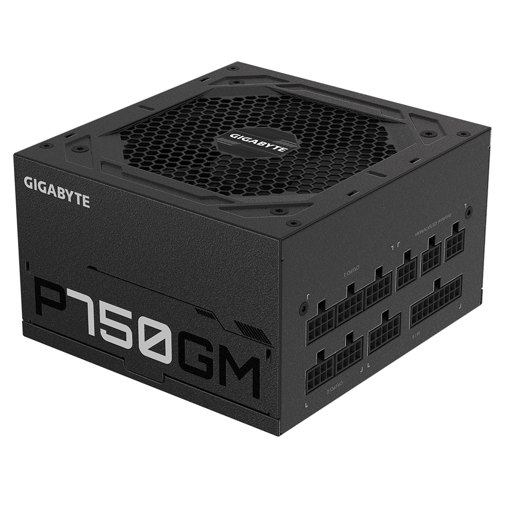 SURSA SURSA GIGABYTE , 750 W, modulara, ATX 12V 2.31, fan 120 mm x 1, 80 Plus Gold, "GP-P750GM"