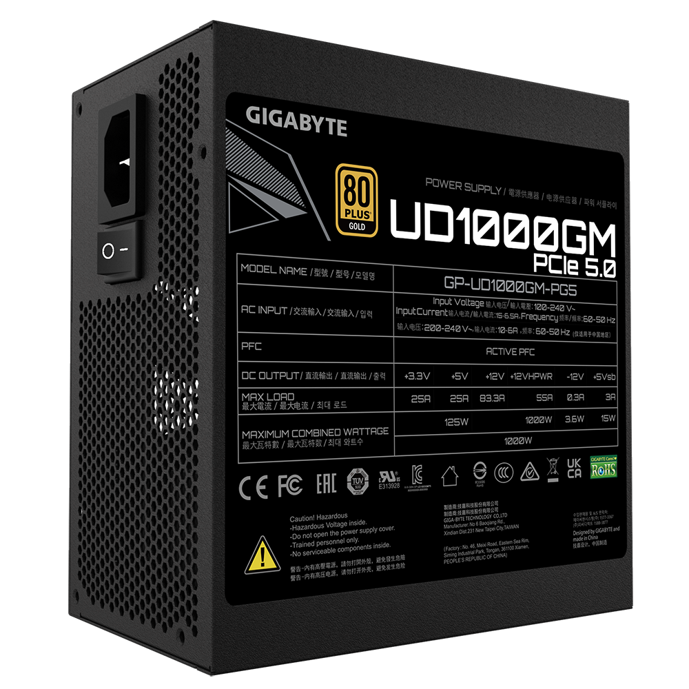 Sursă Gigabyte UD1000GM 80PLUS GOLD 