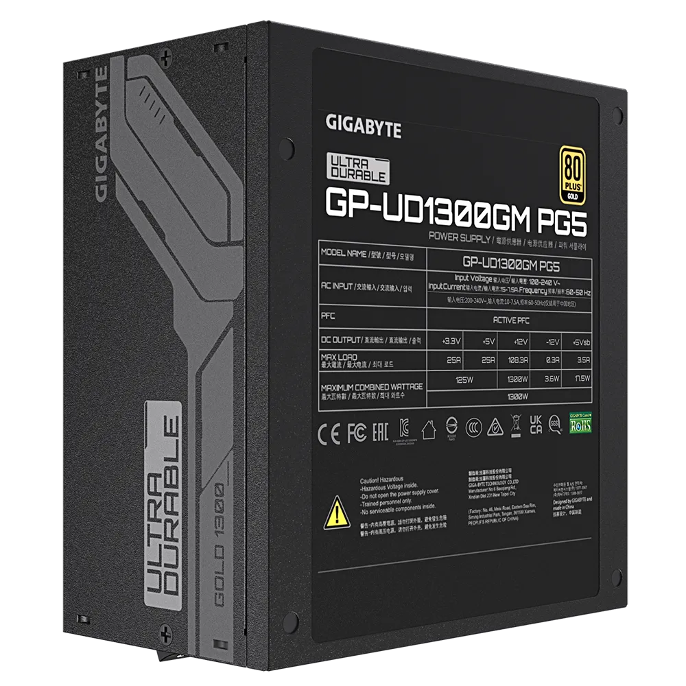 GIGABYTE GP-UD1300GM 1300W 80+ Gold "GP-UD1300GM PG5"