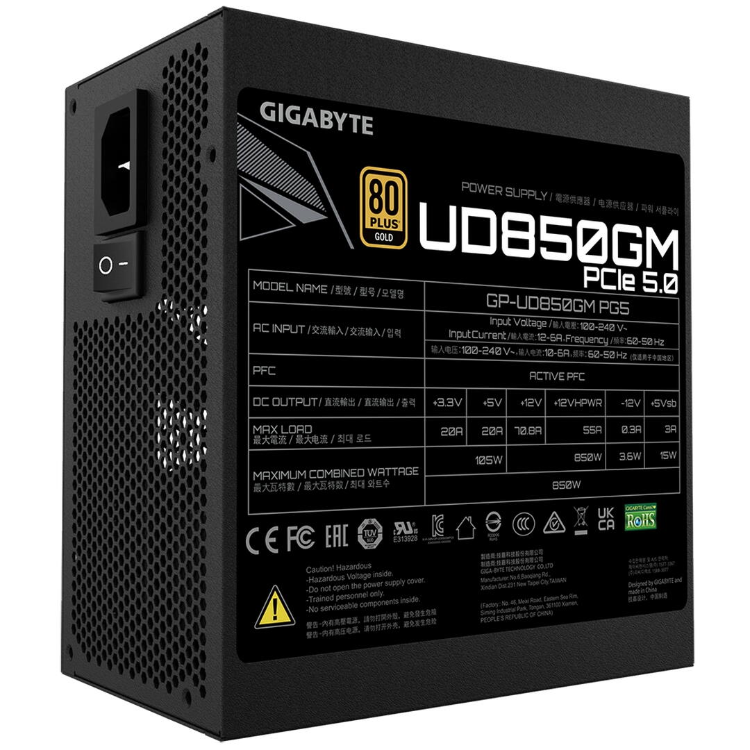 Sursa GIGABYTE GP-UD850GM PG5 "GP-UD850GM PG5"