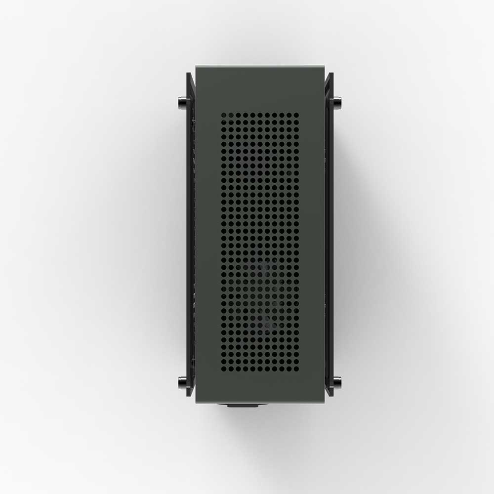 CARCASA Zalman "M2 mini", mini tower, gaming, compatibil sursa SFX, SFX-L, suporta 2xfan, 1xfan inclus, , USB Type-C x 1, USBx1, 2 sloturi expansiune, gri, "M2 mini (Gray)"