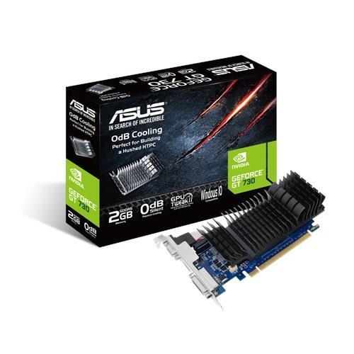 PLACA VIDEO Asus NVIDIA GeForce GT 730, 2 GB, 64 bit, PCIE 2.0 16x, Memory clock 5010 MHz, GPU clock 902 MHz, 2560x1600