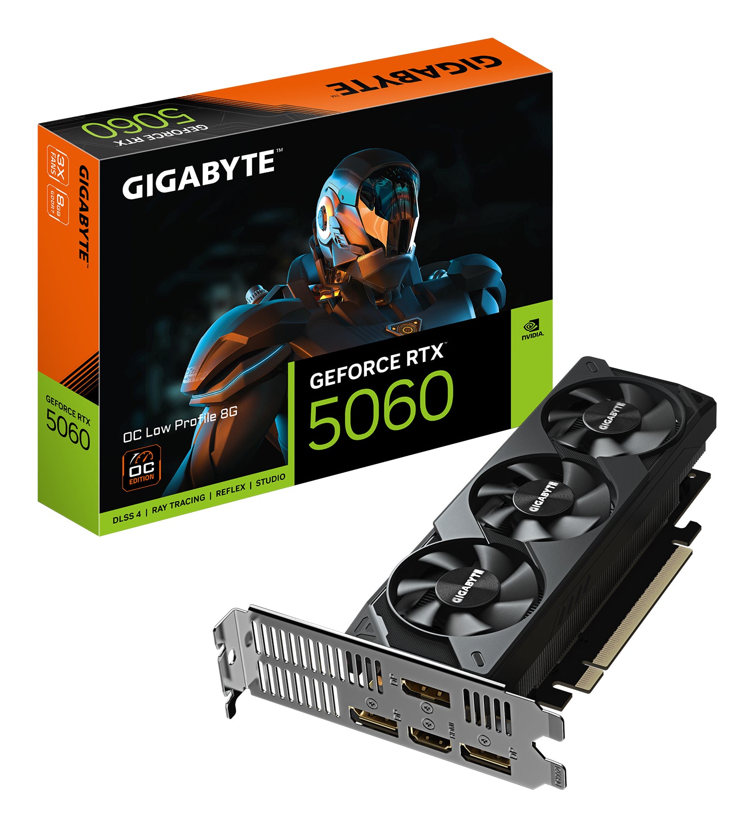 VGA GIGABYTE RTX 5060 OC LOW PROFILE 8GB "GV-N5060OC-8GL"