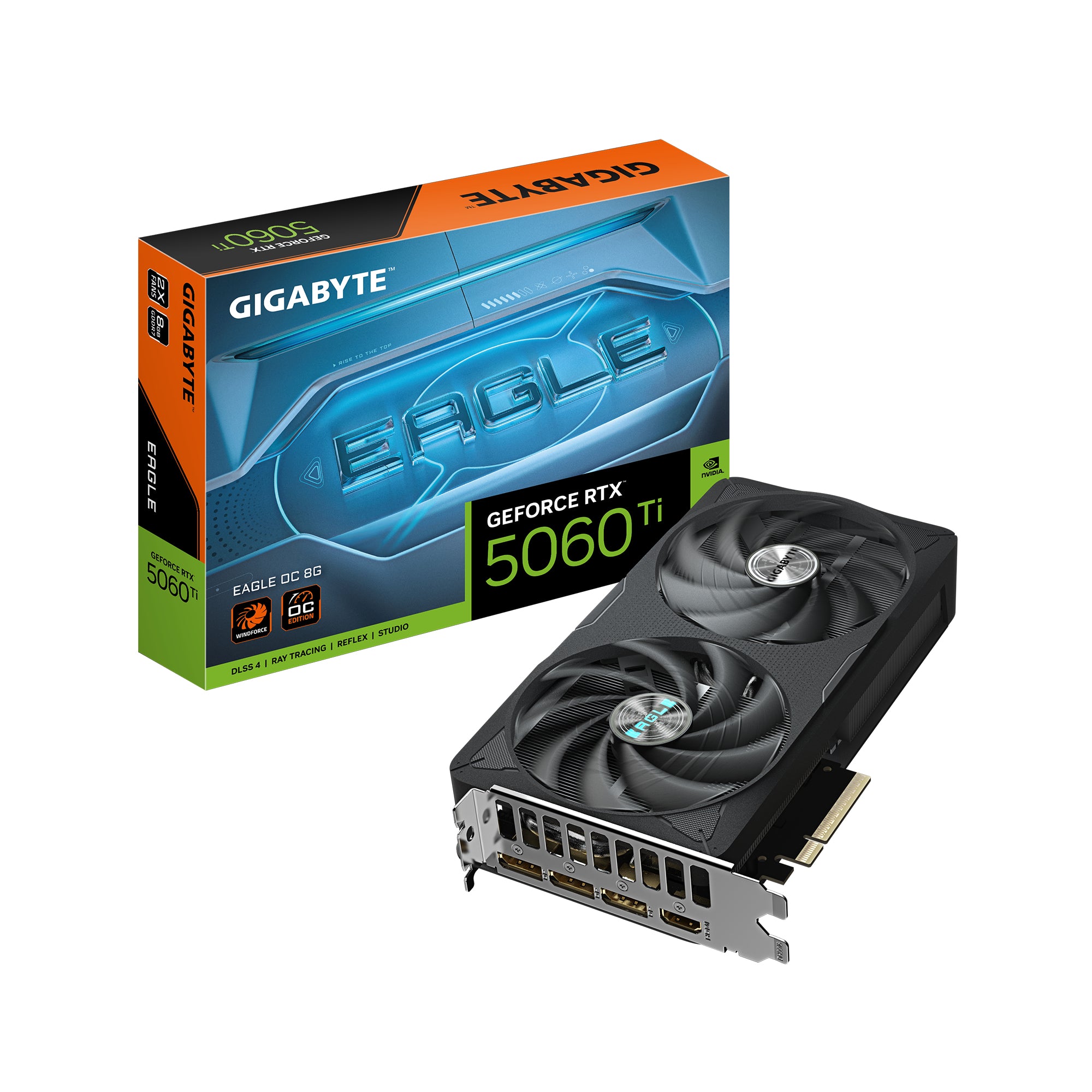 GIGABYTE GeForce RTX 5060 Ti EAGLE OC 8GB GDDR7 3xDP 1xHDMI VGA "GV-N506TEAGLE OC-8GD"