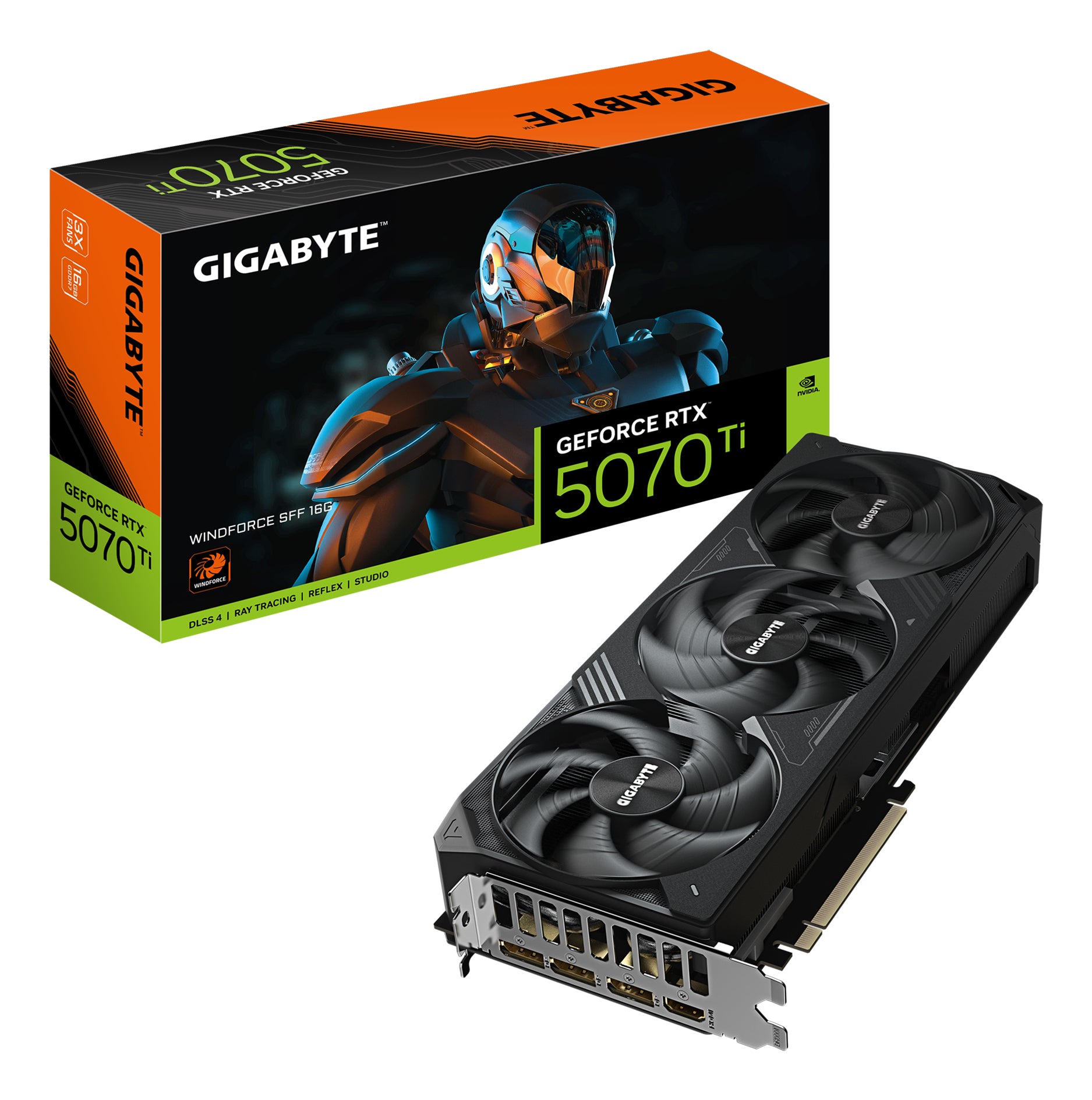 VGA GB RTX 5070 TI WINDFORCE SFF 16GB "GV-N507TWF3-16GD" 1