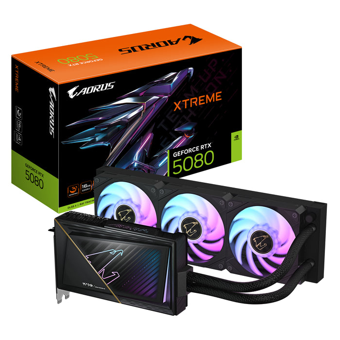 Gigabyte Placă video GB AORUS GEFORCE RTX 5080 XTREME 16G "GV-N5080AORUSX W-16GD" 1 – Placi video